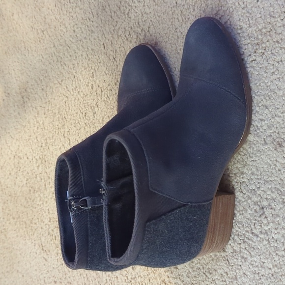 Tom’s Women’s Womens Loren Suede Ankle Booties side 7 Boho - Picture 4 of 9